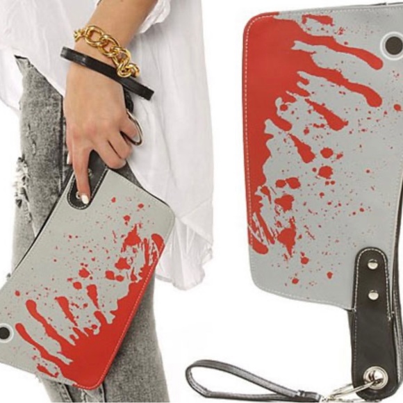 kreepsville Handbags - KREEPSVILLE CLEAVER CLUTCH